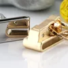 Belt Key Rings Buckle Clip for Belt Double Loops Car Keychain Key Fob Key Chain Ring Gold Silver Color Gift Box ► Photo 3/6