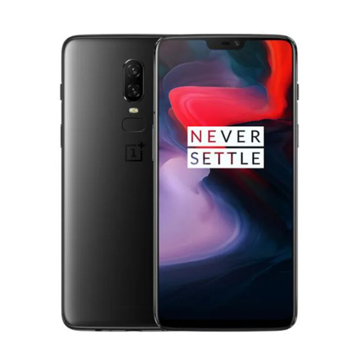 Original OnePlus 6 8 GB 256GB Snapdragon 845 Octa Core AI Cámara Dual 20MP + 16MP cara desbloquear Android 8 smartphone teléfono móvil