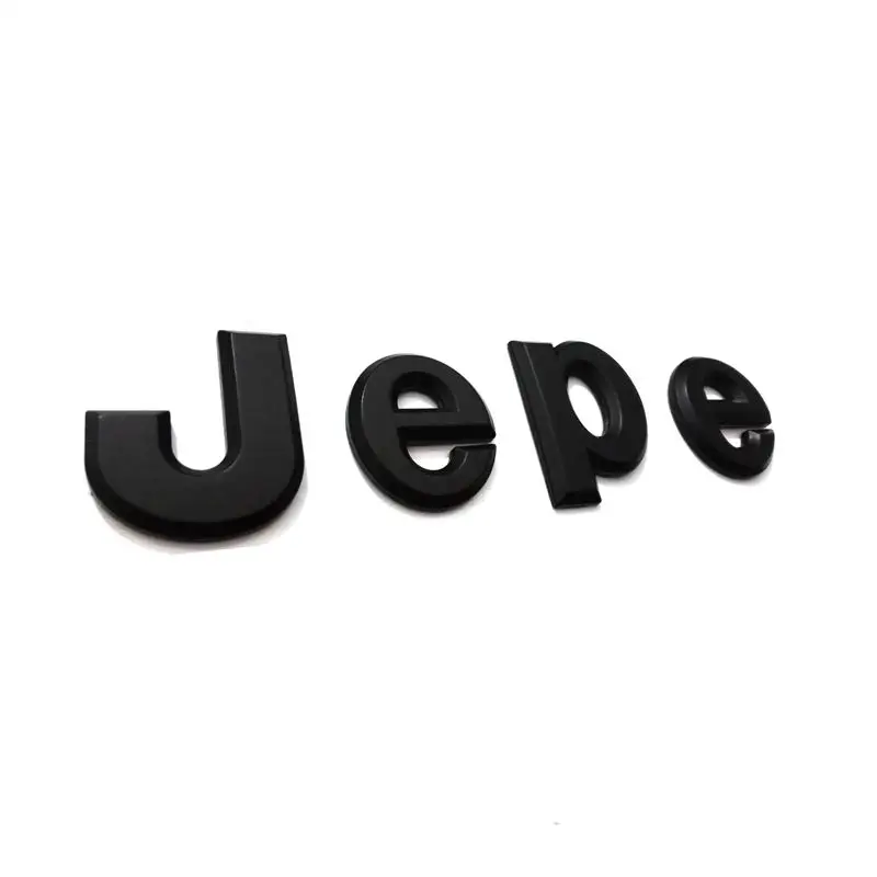 

ABS Plastic J E P E Auto Stickers Emblems Badges