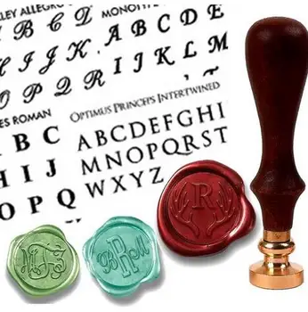 

Create Your Own Custom Monogram or Initial Wax Seal Stamp-1" Die