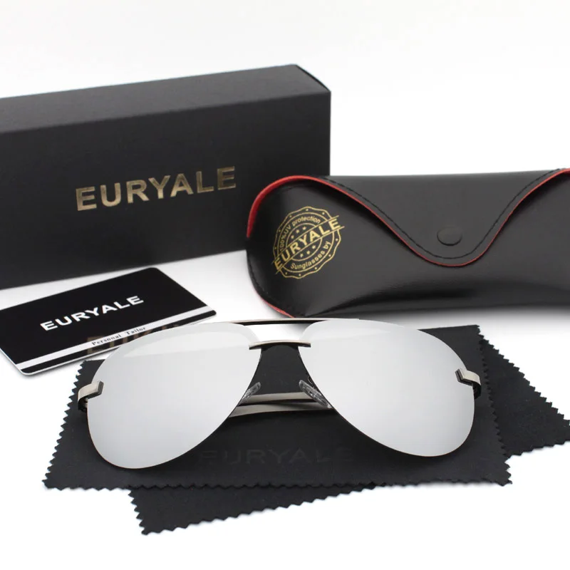 

EURYALE Brand Fashion Unisex Sun Glasses Polarized Coating Mirror Driving Sunglasses Round Male Eyewear For Men/Women EY0143