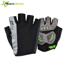 RockBros Men Women Gel Bike Cycling font b Gloves b font Half Finger Short Bicycle Riding