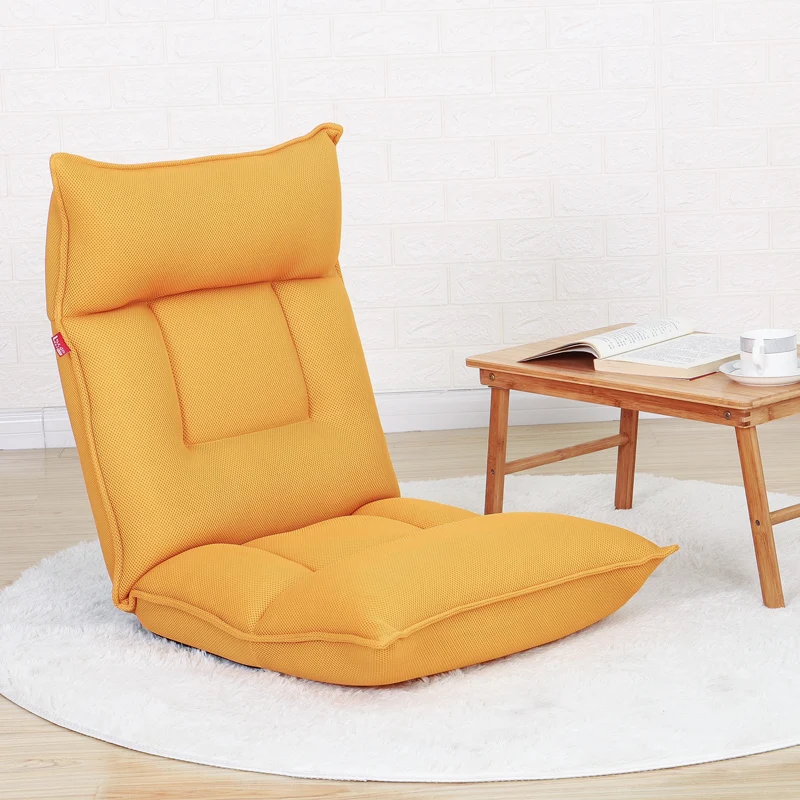  Floor Chair Folding Adjustable Gaming Couch with Backrest Lazy Lounge Sofa Bed Home Lunch Break Hom