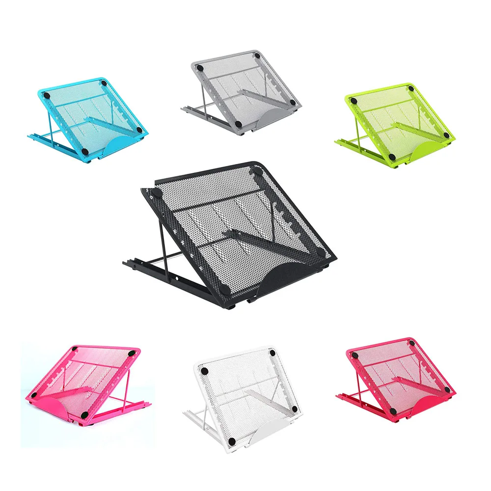 

Tablet Light Box Stand Metal Mesh Ventilated Adjustable 7 Angle Points Skidding Prevented Holder For Drawing Tablet/iPad/Laptop