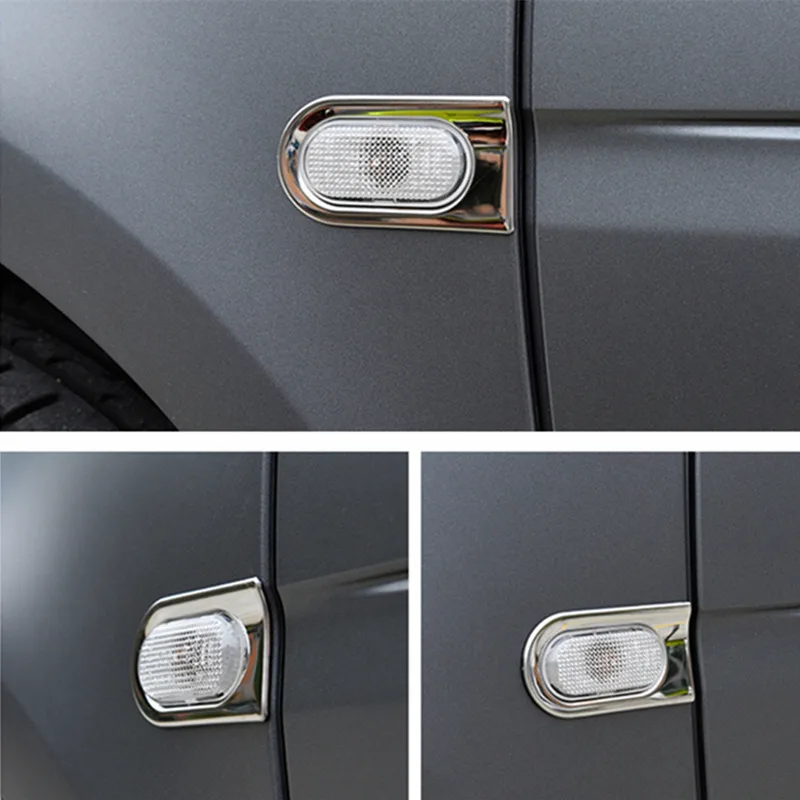 

For smart 453 fortwo stainless steel turn signal decorative frame leaf board car stickers auto parts modification car styling