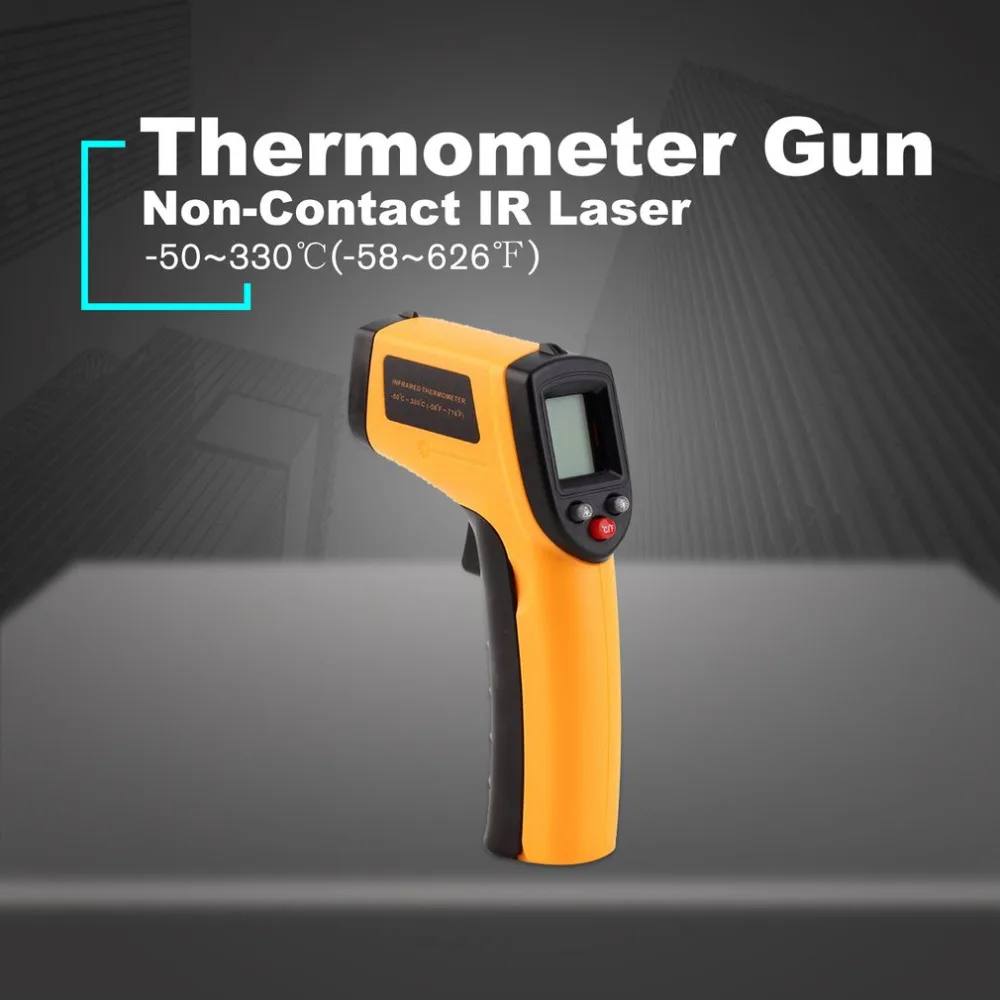 

Non-Contact Digital LCD Infrared Thermometer Gun IR Laser Point Thermal Infrared Imaging Temperature Handheld Meter Pyrometer