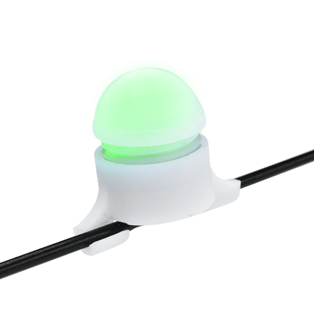 Аварийный светодиодный светильник для ночной рыбалки с зажимом для удочки, сигнальный светильник для укуса рыбы, электронные рыболовные аксессуары с адаптером для удочки - Цвет: steady light