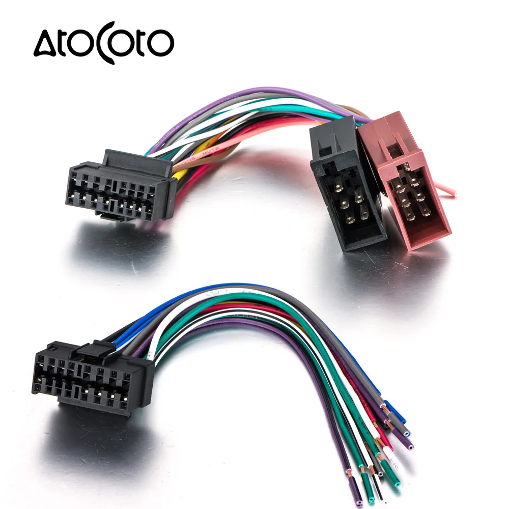 Стандартный Разъем жгут проводов для Sony CDX MEX DSX WX|wire harness connectors|cd cablecable iso |