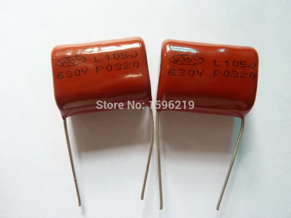 50 Condensatori Film Metallizzato CBB21 103K 630V – 0.01uF 10nF, P10, Made In China