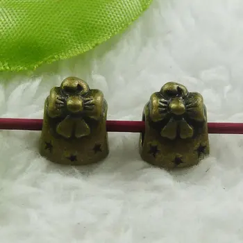 

120 pieces antique bronze nice spacers 11x9mm #1904