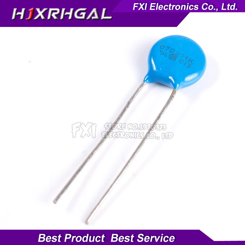 

50pcs varistor 07D271K 270V piezoresistor 07D271 7D271K