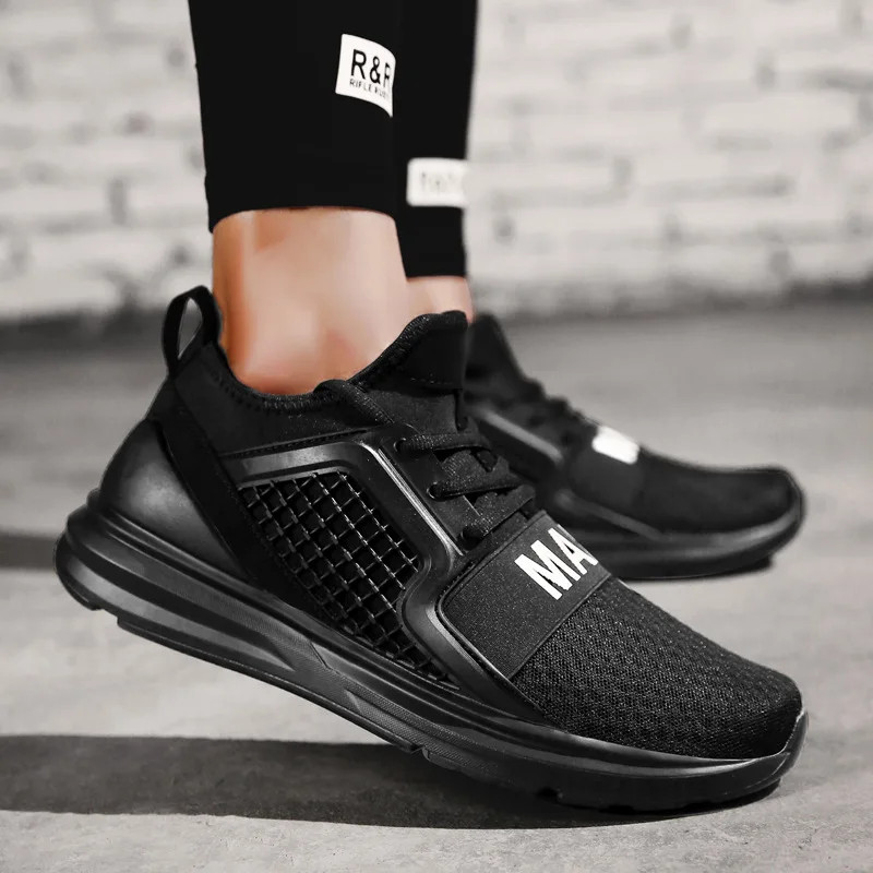 47 Noir 39 Mesh Hombre Plein Respirant Chaussures rouge Air Marche Zapatos 2018 En Sneakers De Automne Taille Printemps vert Hommes blanc Grande AUUTaxqnf