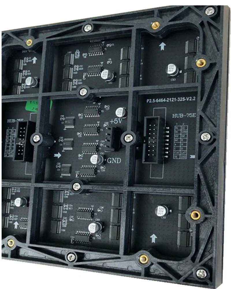64*64 точек Крытый P2.5 SMD2121 160x160 мм Модуль 480*480/640*640 мм шкаф 1 32С программируемый светодиодный знак Али экспресс шенчжень