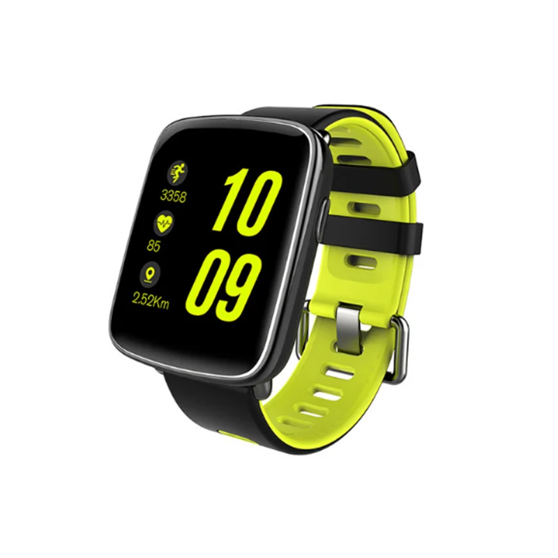 Горячие GV68 PK dm58 Смарт часы IP68 Водонепроницаемый Bluetooth SmartWatch монитор сердечного ритма Удаленная камера для iPhone Android телефон - Цвет: Зеленый