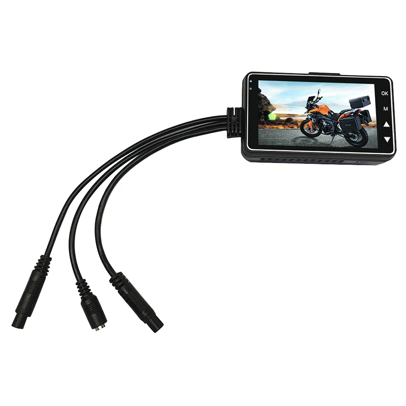 Мотоциклетная камера DVR мотор видеорегистратор со специальным двухтрековым фронтальным видеорегистратор с камерой на задней панели мотоцикл Электроника KY-MT18
