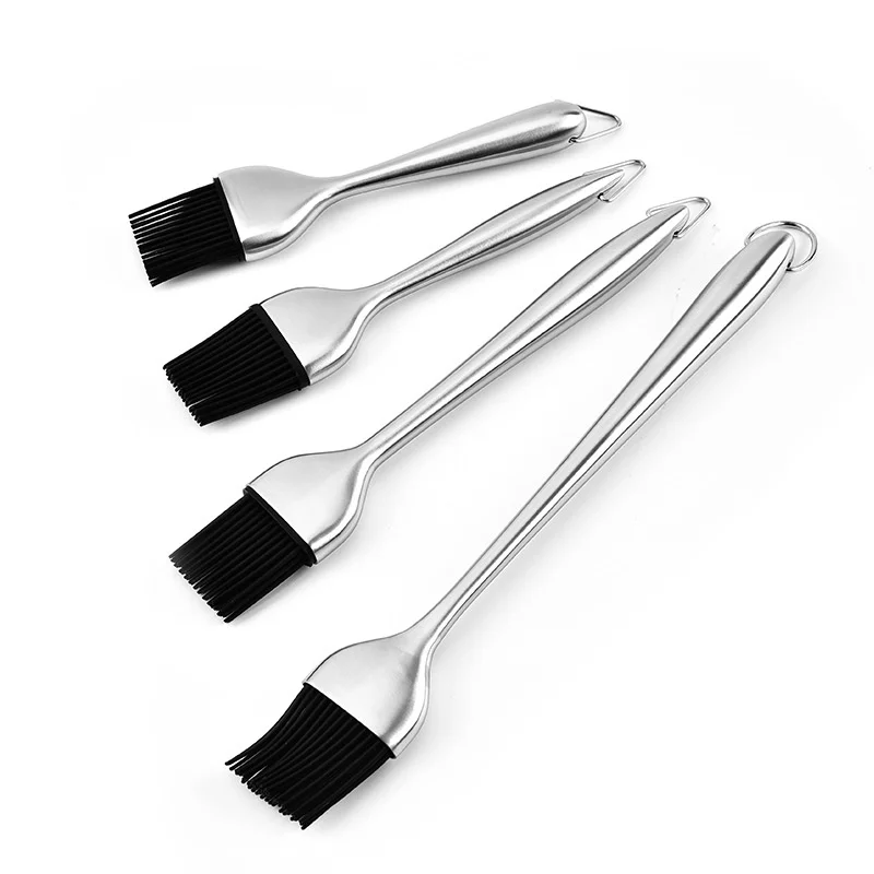Stainless Steel BBQ Brush Baking high temperature with grill brush soy