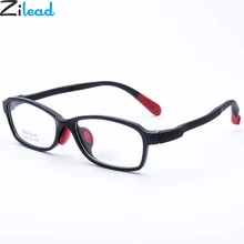 Zilead Kids TR90 Glasses Frame Ultralight Children Square Optical Sepectacles For Boys Girls Computer Goggles Eyeglasses Eyewear