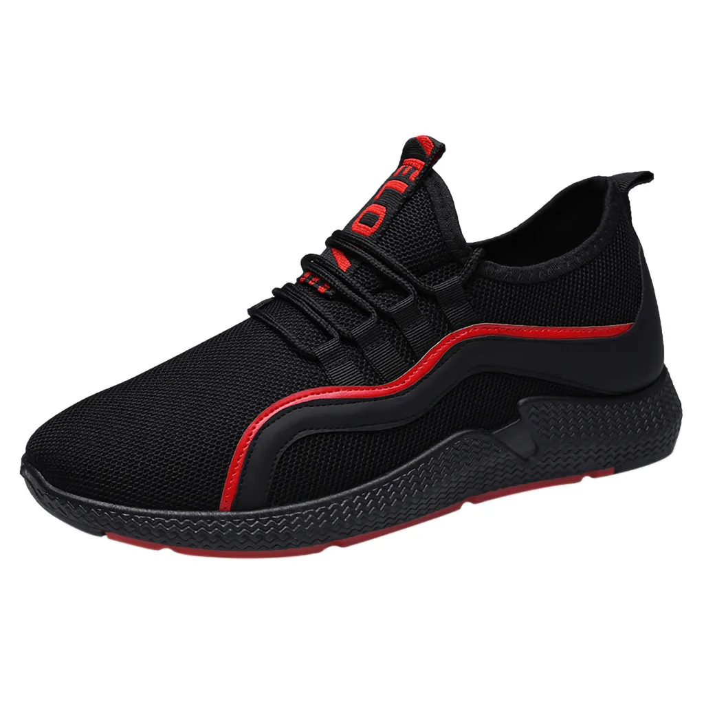 Размеры 35-40; спортивная обувь для бега; сетчатые дышащие кроссовки; женские повседневные лоферы; кроссовки на плоской подошве; дышащая обувь из эластичной ткани;# g4 - Цвет: Красный