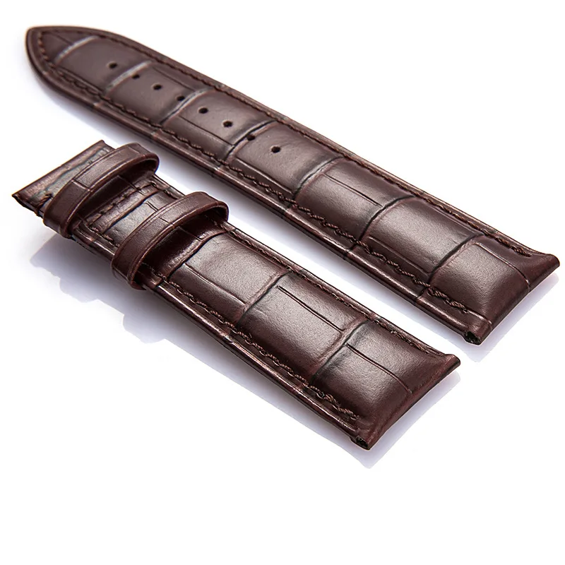 

Leather strap watch with accessories for men and women pin buckle bracelet 20mm/22mm New