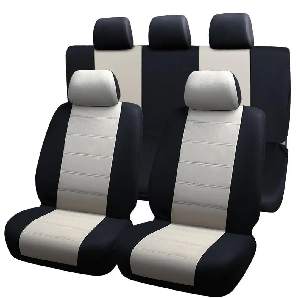 4 шт./9 шт. набор универсальные чехлы для сидений автомобиля сетка губка аксессуары для интерьера полный набор чехлов для автомобиля/грузовика/фургона - Название цвета: G 9PCs