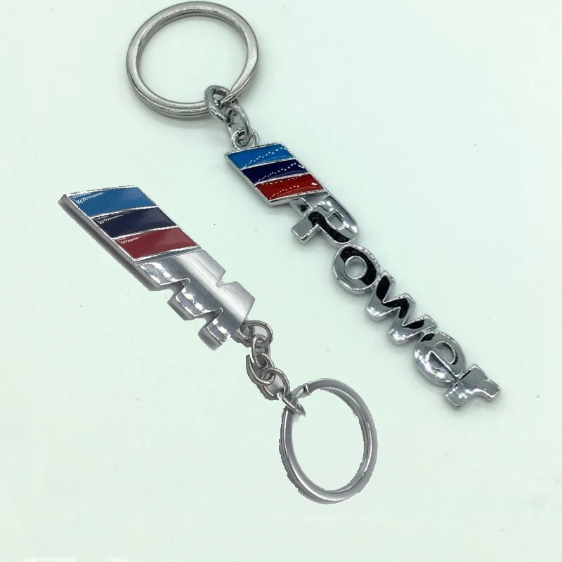 Car Styling Keychain Key Ring Holder M Power Logo For BMW E46 E39 E60