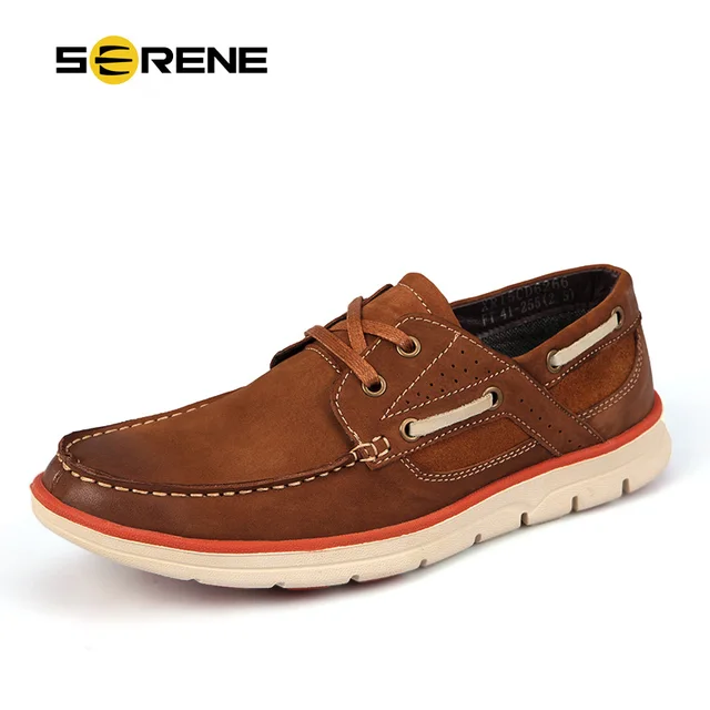 serene brand mens boat shoes plus size 39 46 leather shoes business what size shoe do i wear in mens