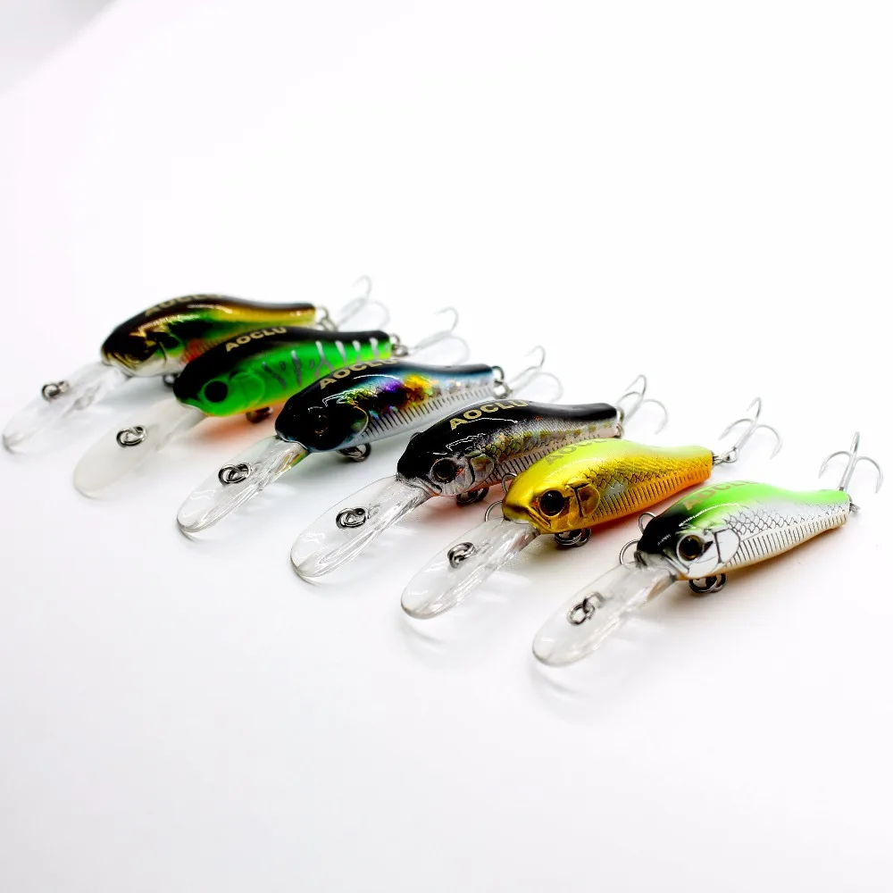 AOCLU wobblers Jerkbait 6 ألوان 35 مللي متر 2.4g الصلب الطعم أسماك طعوم صيد معقوفة Crankbait باس الطازجة مياه مالحة 14 # VMC السنانير AOCLU wobblers Jerkbait 6 ألوان 35 مللي متر 2.4g الصلب الطعم أسماك طعوم صيد معقوفة Crankbait باس الطازجة مياه مالحة 14 # VMC السنانير