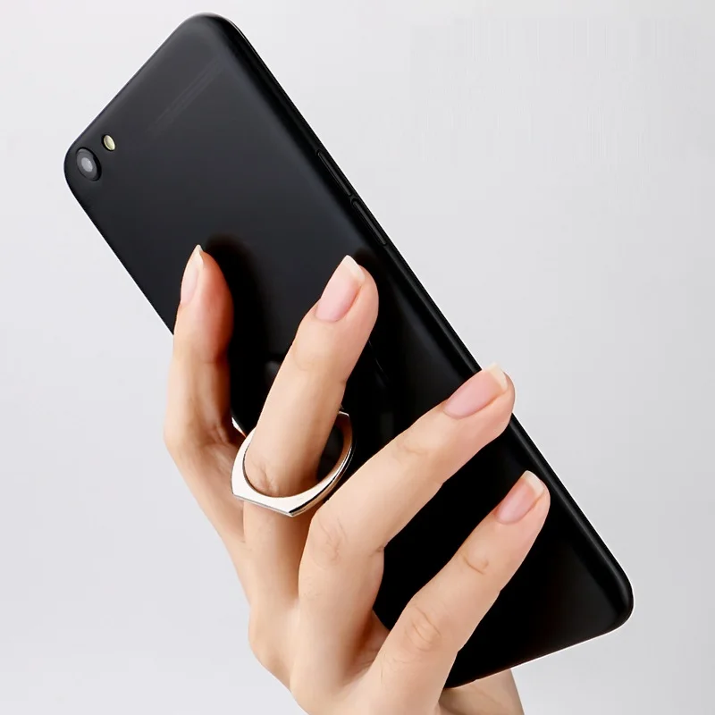 Universal Phone finger ring holder 360 Degree stand for iPhone X 7 6 plus Samsung Xiaomi Smartphone Tablet plain bague