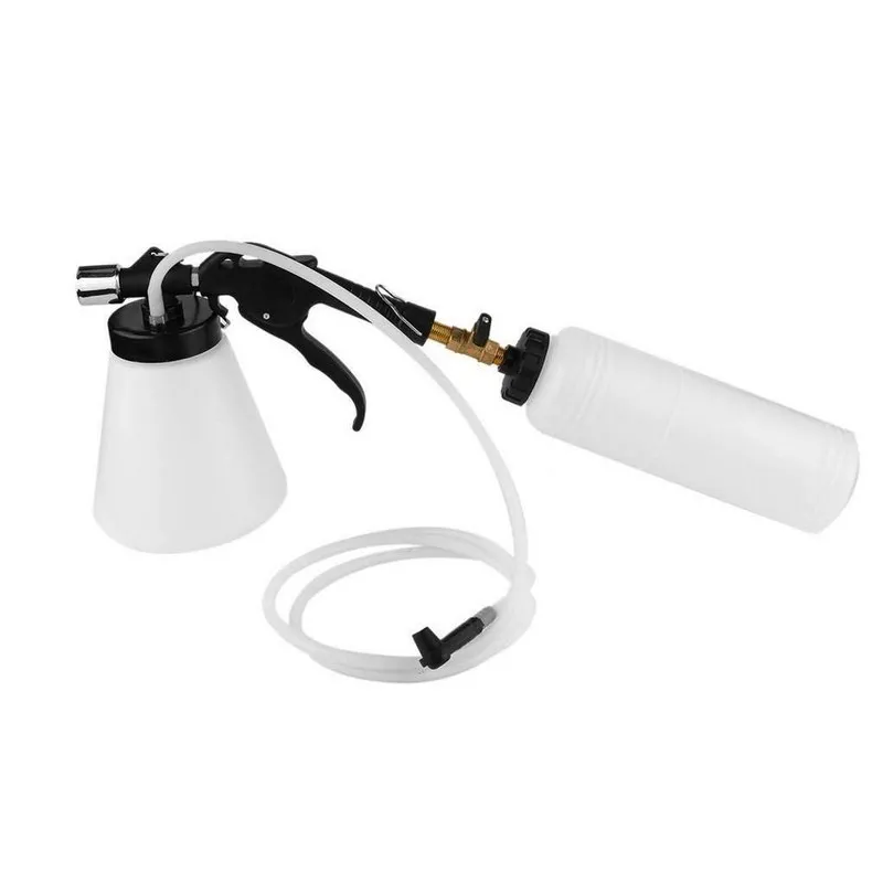 1L Double pot pneumatic brake oil pot Brake Bleeder Fluid Vacuum Type Oiler Tube Fill Bottle Set for motorcycles and cars (5)