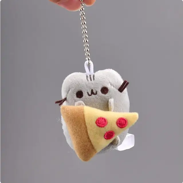 burger cat plush