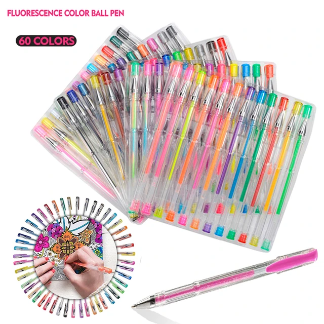 6pcs 3d Jelly Pens Set, Doodle Juice Paint Journal Pens, 12 Colors Neutral  Pens For Students