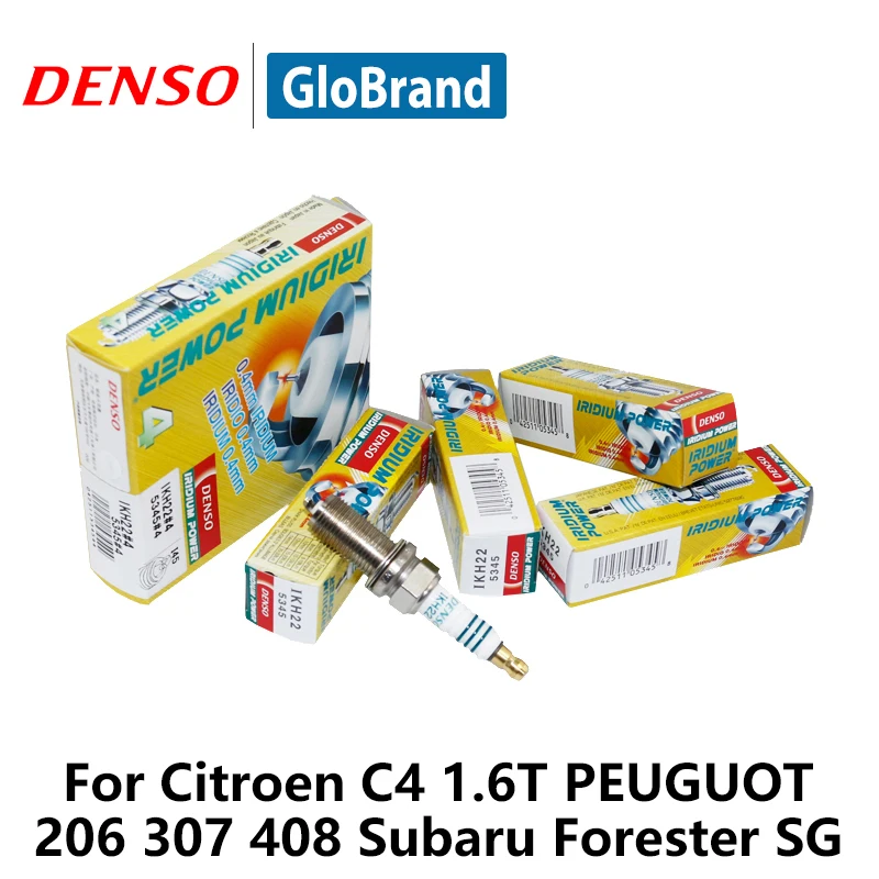 Автомобильная свеча зажигания DENSO для Porsche Volvo Audi Citroen C4 Peugeot 206 307 408 Subaru Forester SG 2 5 T