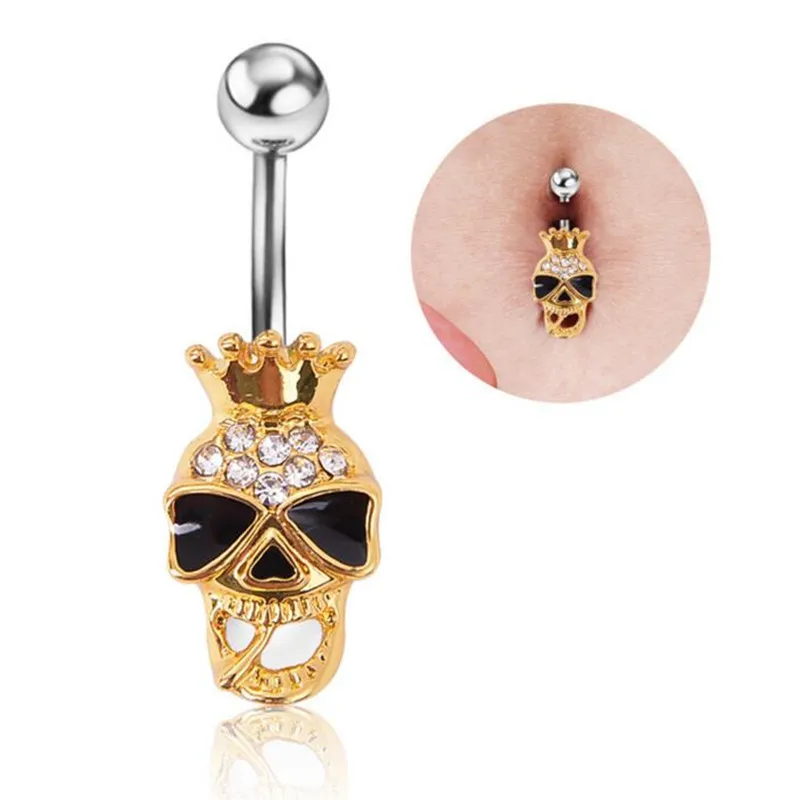 Fashion Belly Button Ring 316L Surgical Steel Barbell Dangle For Men Navel Piercing Jewelryin