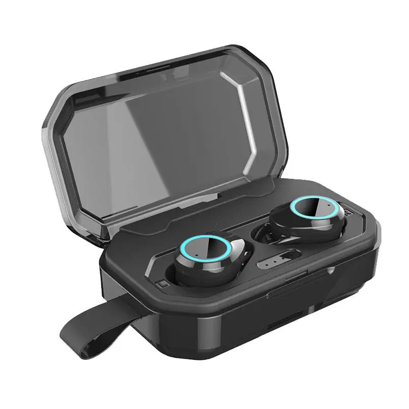 TWS Bluetooth 5,0 наушники с сенсорным управлением IPX7 Водонепроницаемая гарнитура 3000 мАч зарядная коробка Беспроводные спортивные наушники для смартфона