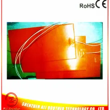 Силиконовый резиновый нагреватель бака для подогрева дизельного топлива 240 в 2000 Вт 4"* 20"(508*1016*1,5 мм) 1000 мм свинцовый провод выходящий из короткого угла