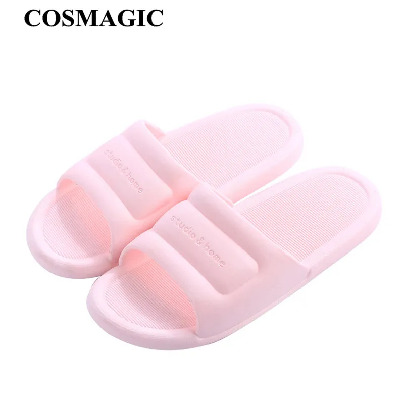 Новинка 2019 женские домашние тапочки для душа COSMAGIC Нескользящие спальни ванной
