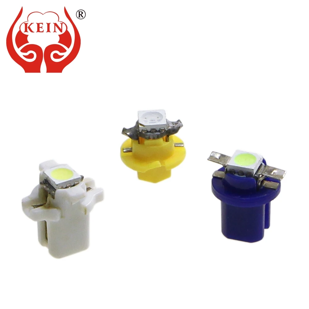 KEIN 100 шт. t5 led B8.3 B8.4 B8.5 B8.5D 509T 1SMD 5050 Светодиодный индикатор приборной панели
