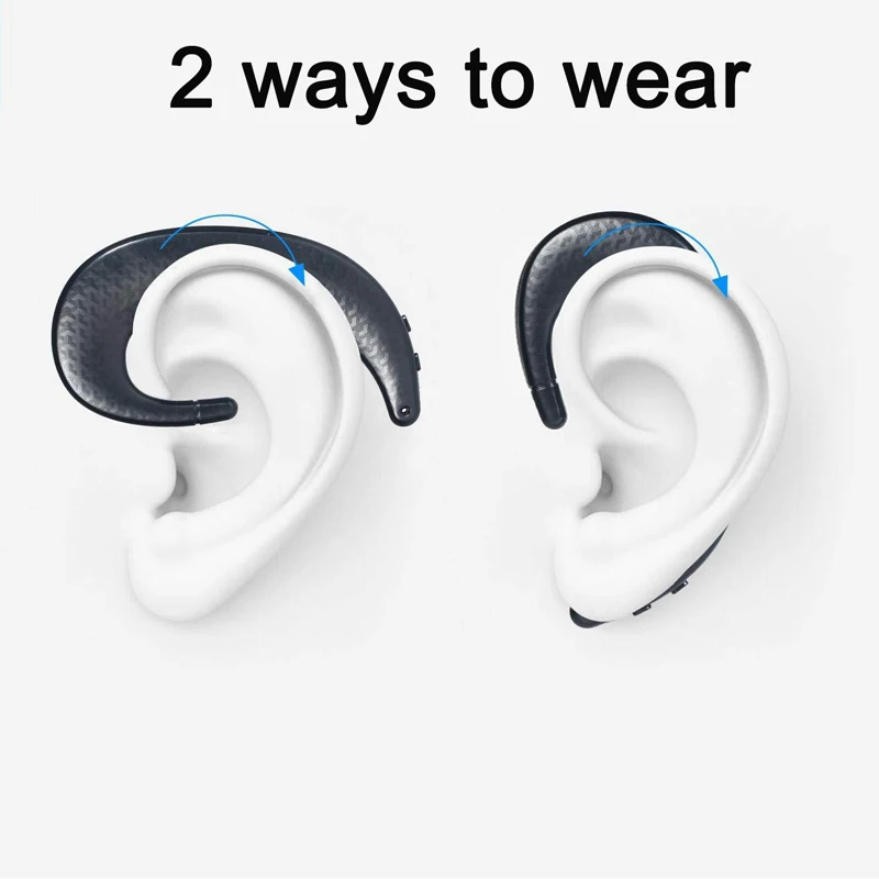 TPrBug Bone Conduction Wireless Bluetooth Earphone Sporting Bluethooth Headset Handfree Headphone for Huawei IphoneX SONY