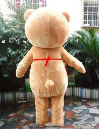 New Teddy Bear of TED Adult Size Halloween Cartoon Mascot Costume Fancy Dress