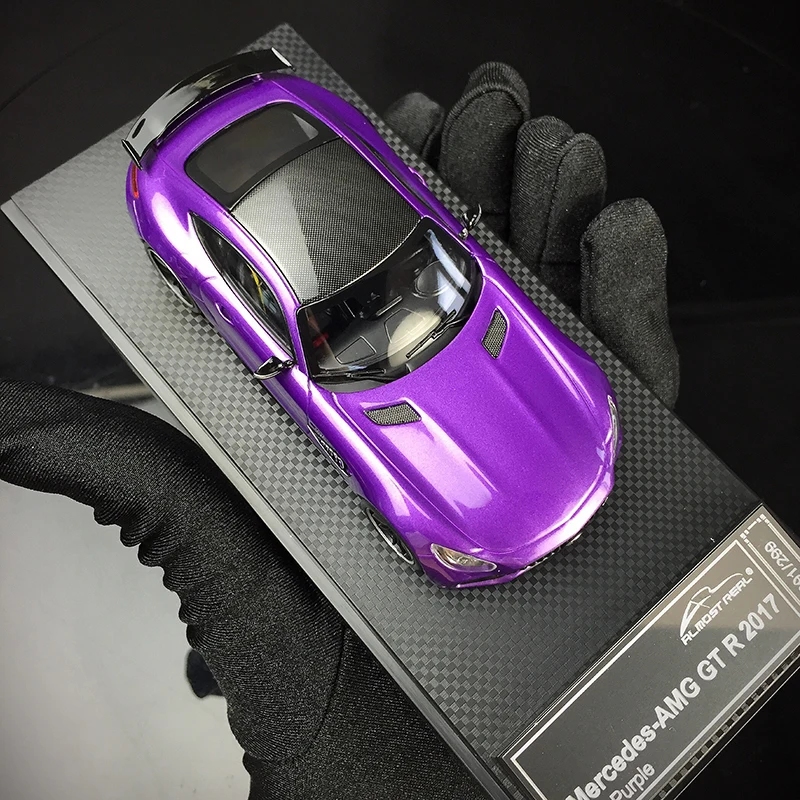 Ограниченная Коллекция 1/43 AMG GTR новая литая металлическая настольная модель дисплея