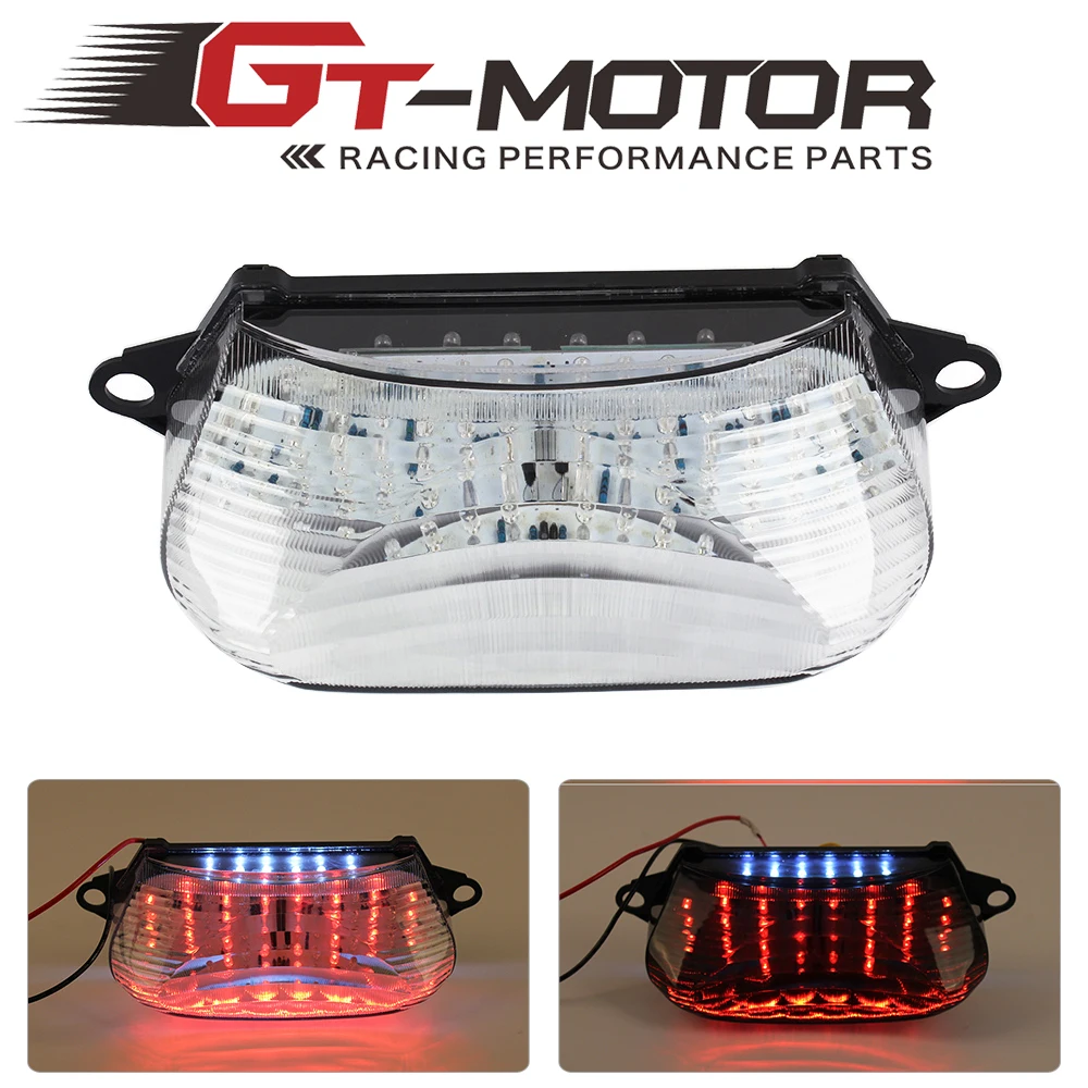 

GT Motor -free shipping Motorcycle LED Tail Light with Turn Signals Integrated for for HONDA VTR1000 1997-2005