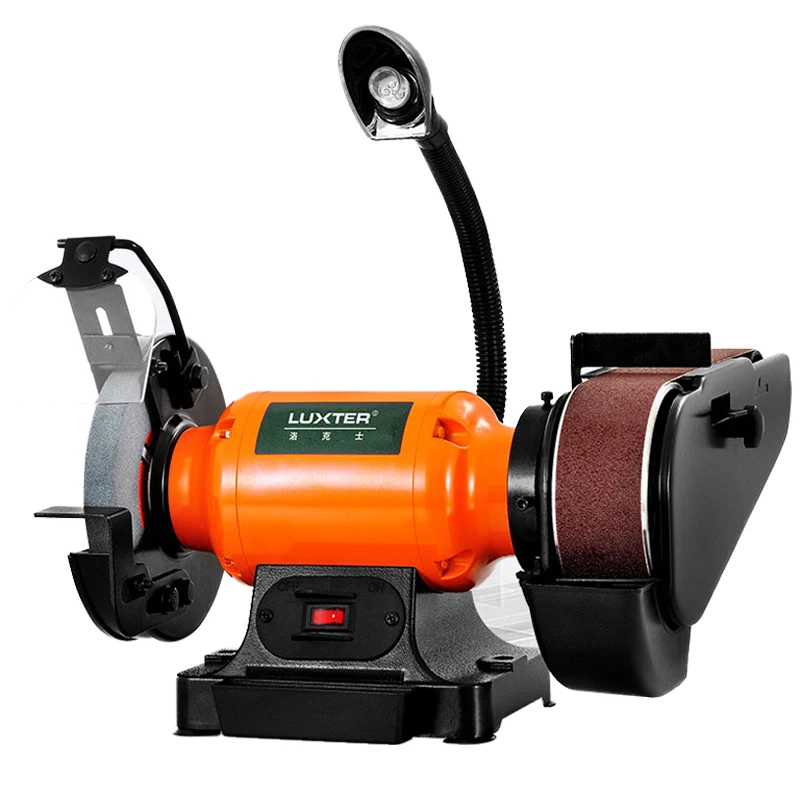 US $115.69 Polisher 6 Inch Bench Wheel Belt Machine Belt Machine Grinding Machine Woodworking Polishing Tool