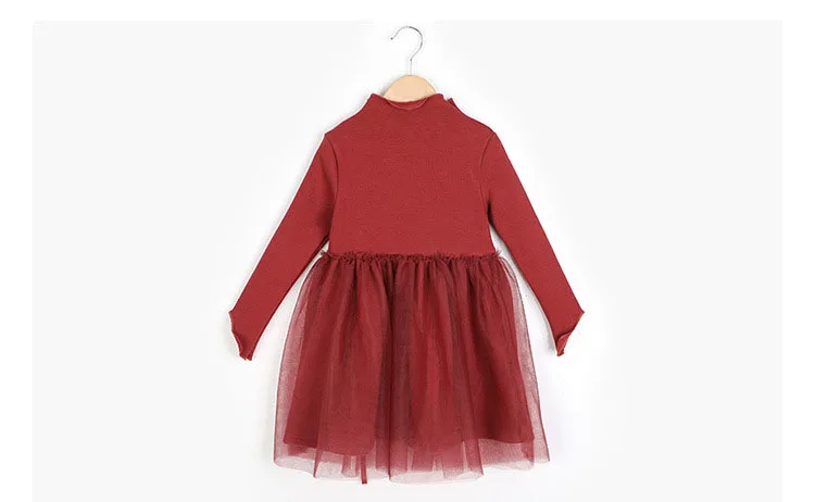 Christmas thick teenage little girls winter dress long sleeve 2017 new kids clothes mesh black red  dress for girls 14 10 12 7 8 9 11 13 years little big girls little girls winter party dress autumn dress girls (14)