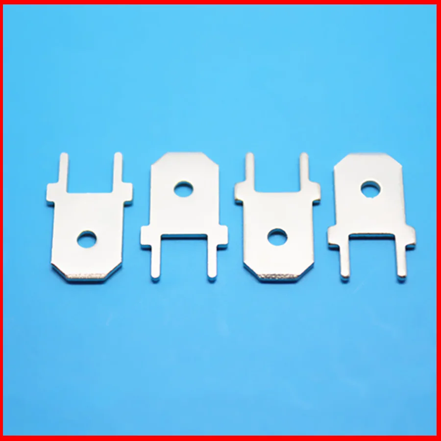 Sample 100pcs DJ611-6.3 6.3mm Wire Terminals for Motorcycle Car Connectors PCB Circuit Boards | Обустройство дома
