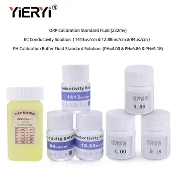 

yieryi Pen pH EC ORP Salt Calibration Buffer Solution Redox Potential Pen Calibration Fluid Standard Solution