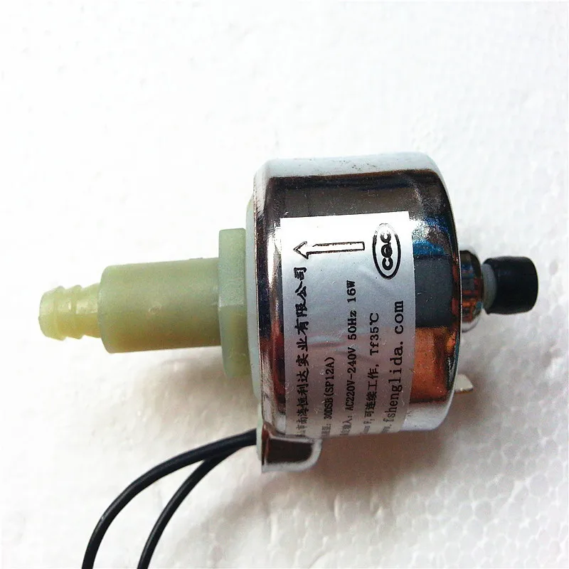 

Miniature solenoid pump water heaters, small heaters dedicated solenoid pump model 30DCB (SP-12A) power AC220-240V- 50HZ 16W