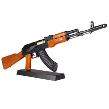 1:3. 5 AK47 пистолет Модель Металлический Игрушечный Пистолет Сборная модель игрушки DIY блок для коллекции детское оружие подарок Дети оружие не может снимать