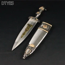 Home Decoration Sword Beautiful Stainless Steel Blades Exquisite Gift Little Sword European Style Hunting Knife