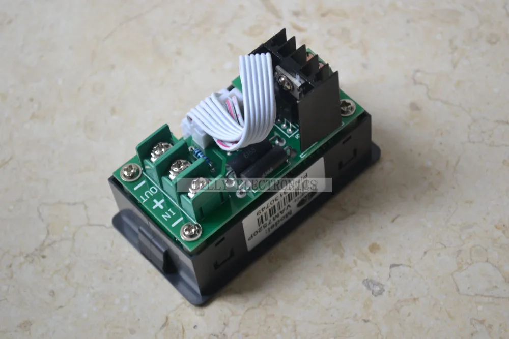 

VAM7520P Voltage Ammeter Multifunction Meter 0-75V 0-20A Dual LED Display