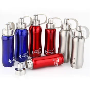 

1000ml 800ml 600ml Stainless steel water bottle hermal pot portable for bicycle bottles Travel